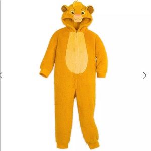 Disney Super Soft Simba Pajama One Piece  Sz 3
